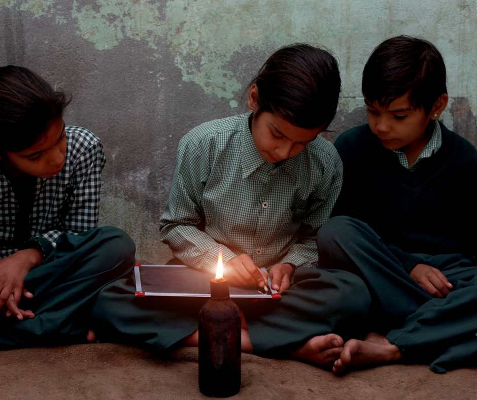 Students learning together